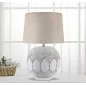 LAMPA STOŁOWA Z ŻYWICY ROT. ATENE 38X59 cm